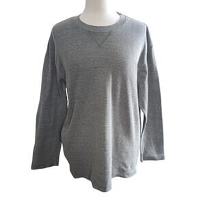 Saddlebred Gray Long Sleeve Thermal Shirt Size L